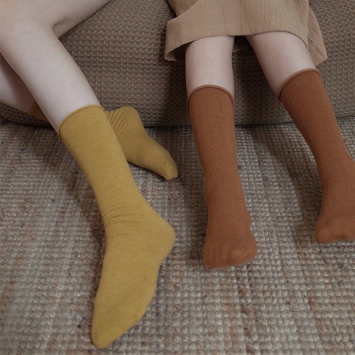 ドリームホースレトロパイルソックス縦糸ミドルチューブソックスオールマッチイーズウォームカーリングスチューデントコットンロングソックス ドリームホーストラベル婦人服25687542128