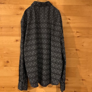 【ALFANI】 長袖 柄シャツ XXL アメリカ古着 綿