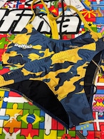 Delfina - Yellow camouflage Tank Top Bikini 2025 SET