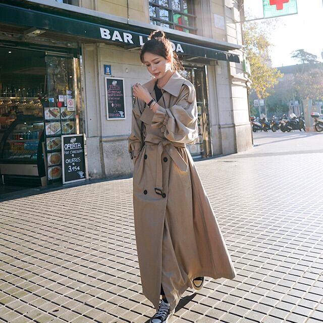 perna ボリューム袖ロングコート PERNA ボリューム袖 ロングコート