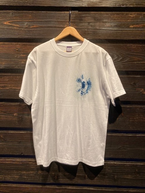 KAYA  One Point 染め+LogoTee　White Lサイズ