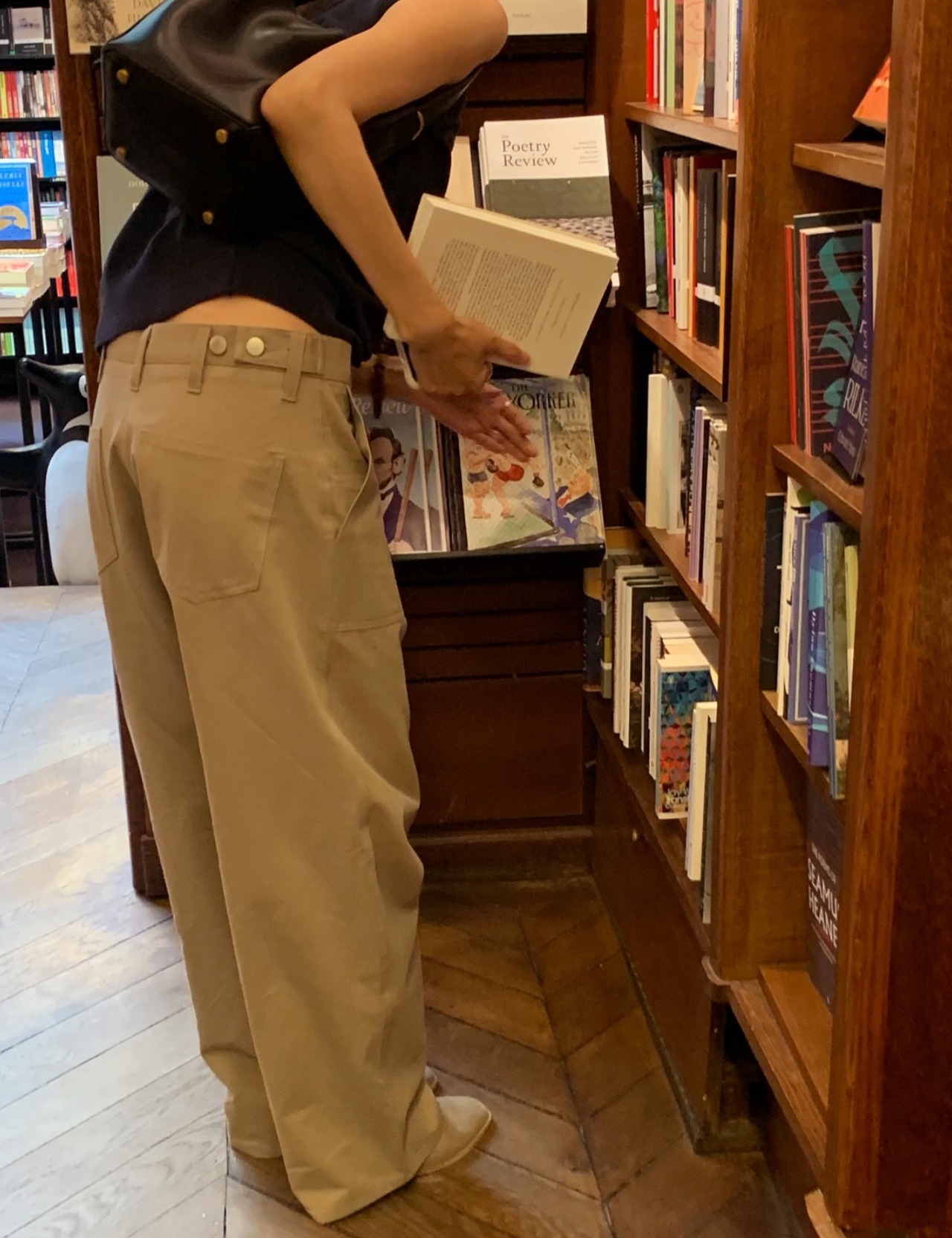 【新作5％OFF・3日間】Belt-Button Cotton Pants_2colors
