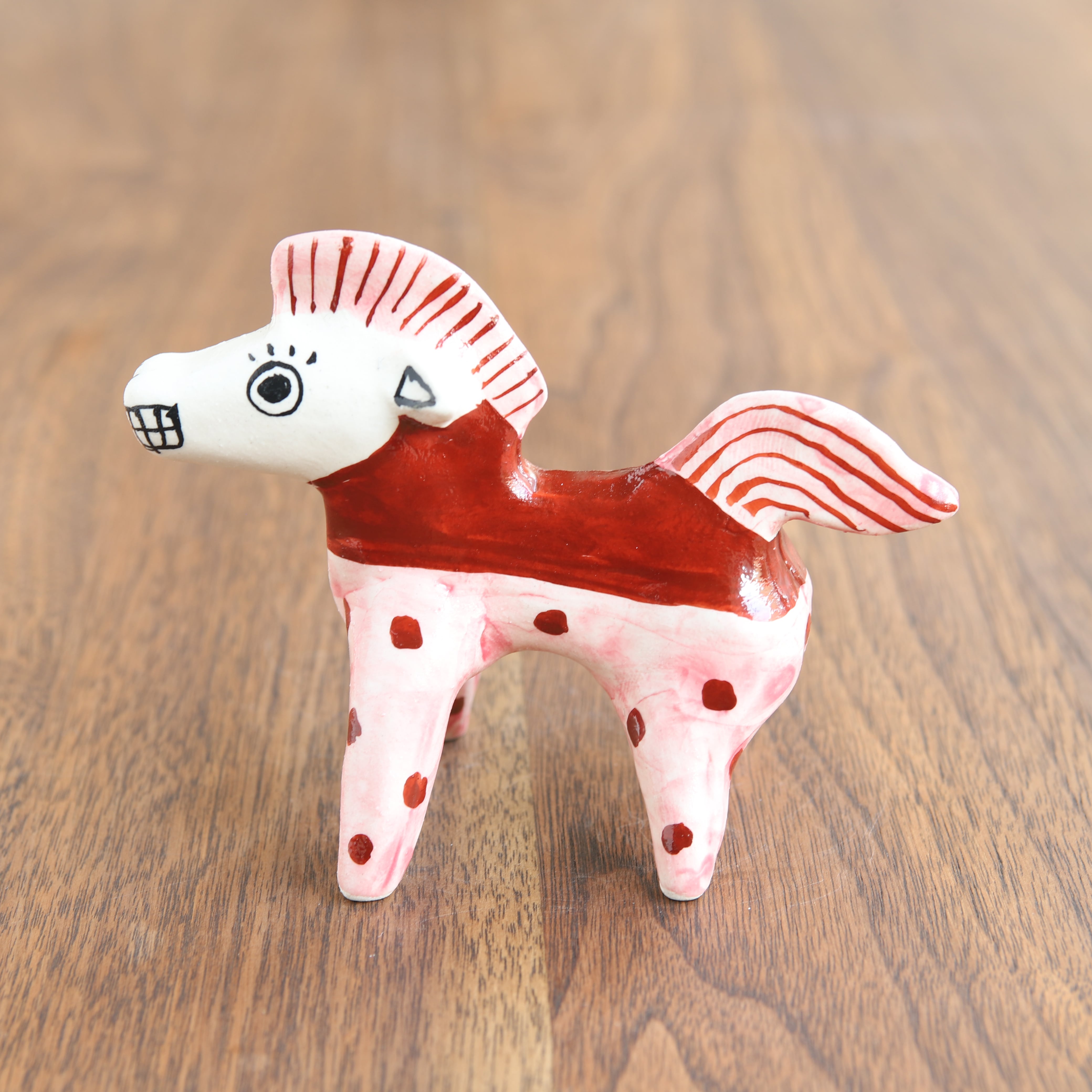 山口祥治 干支フィギュア 午(ウマ)「ウマジャロウ UJ-25」 工房:喜鶴製陶(有田焼)