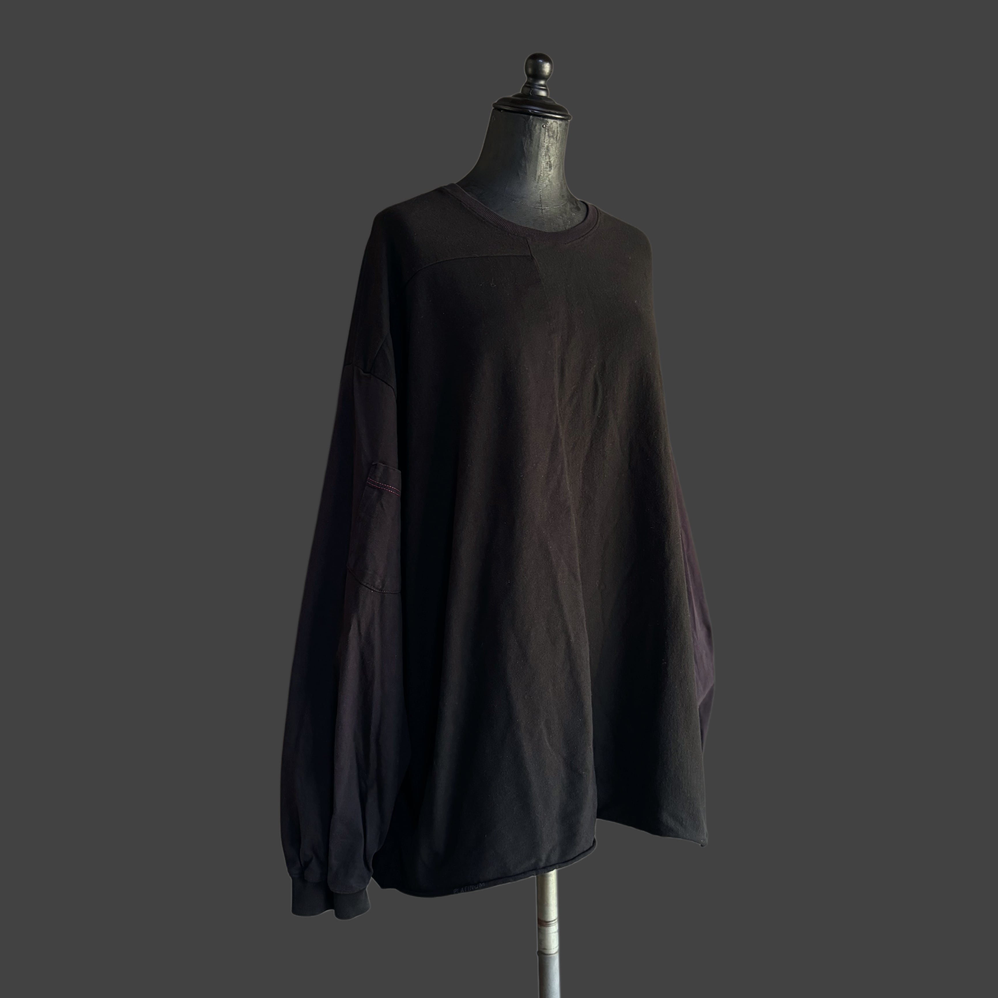 RECONSTRUCTED POCKET L/S TEE