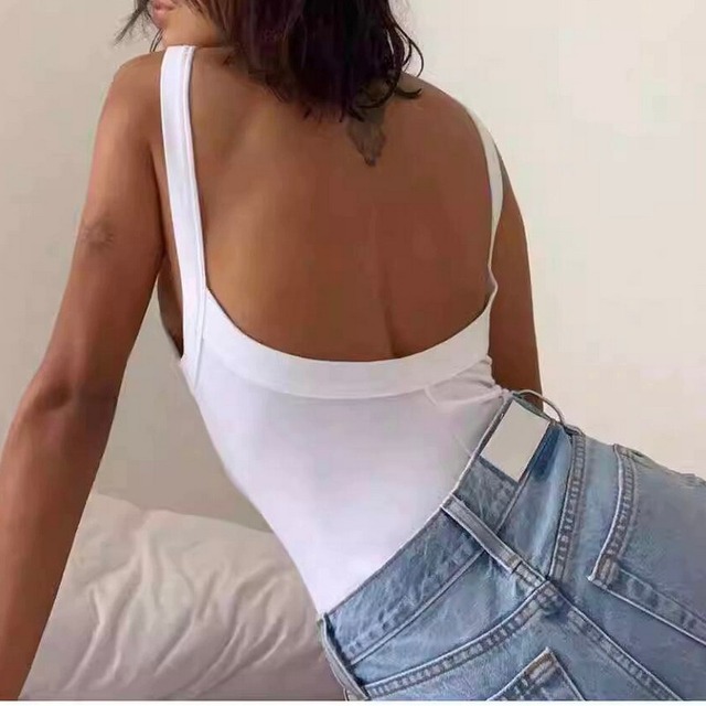 suspender jumpsuit tops　W00313