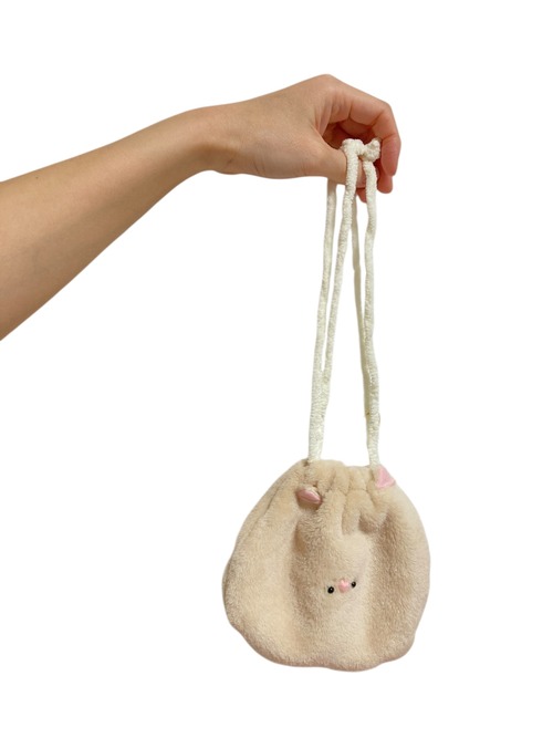 【1/18(日)21:00-1/21(水)12:00まで限定❣️】はまらんど / 巾着ポーチ（ハムスター）