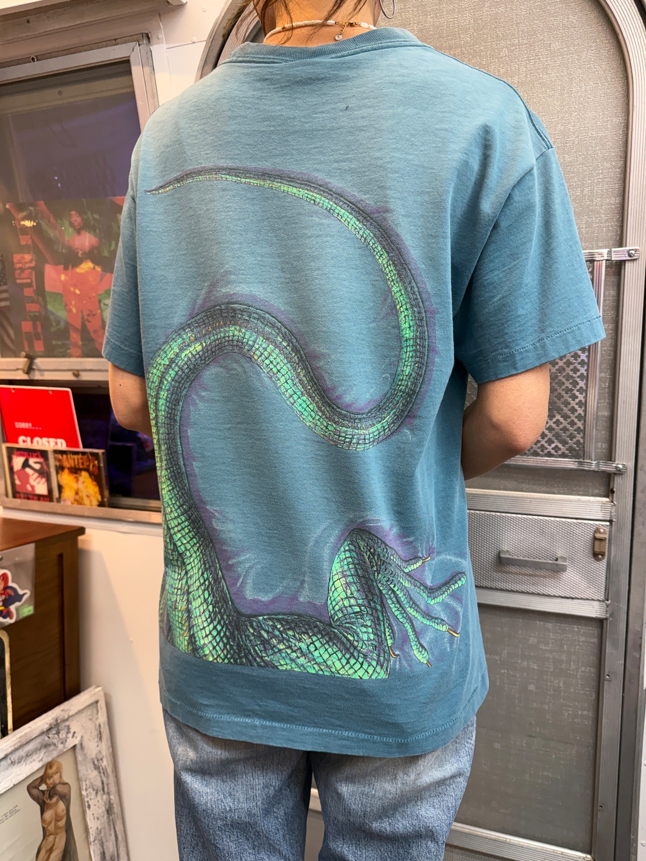 90s Habitat  Rainforest Cafe Green Iguana / SIGNAL made in usa・画像15