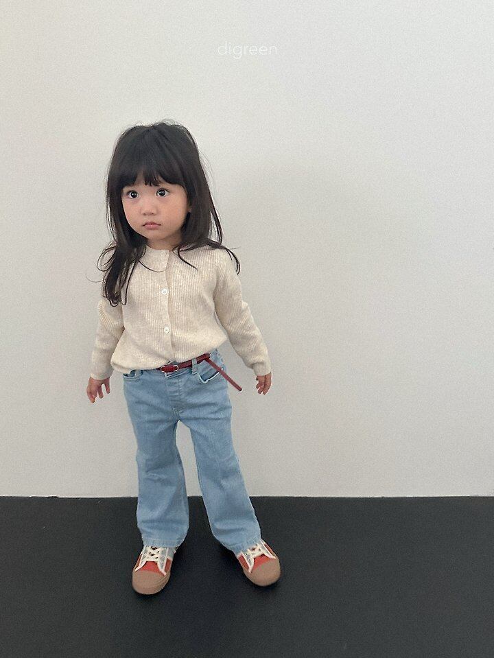 ブーツカットデニムパンツ / Digreen 26autumn / 韓国子供服 LILIKIDS