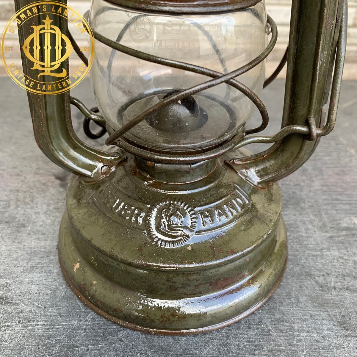 極上ヤレ感】FEUERHAND 176e マッシュルーム 純正オリーブ JENA glass