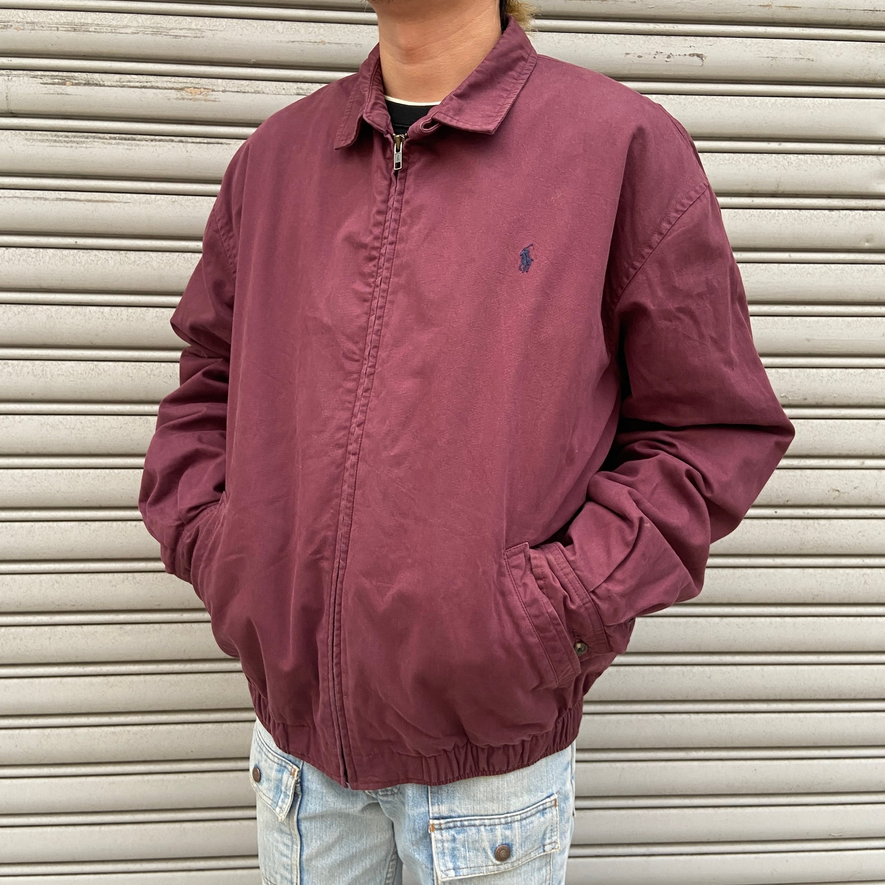FREDPERRY × STUSSY 35周年 セットアップ ボルドー L 美品 古着屋 Uan