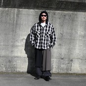 Leh / Hoodie Layered Shirts コーディネート
