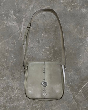 "JEAN PAUL GAULTIER" metal design leather bag