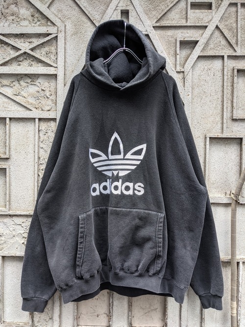 80's"ADIDAS" fade logo hoodie
