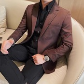 trendy slim suit jacket 00320