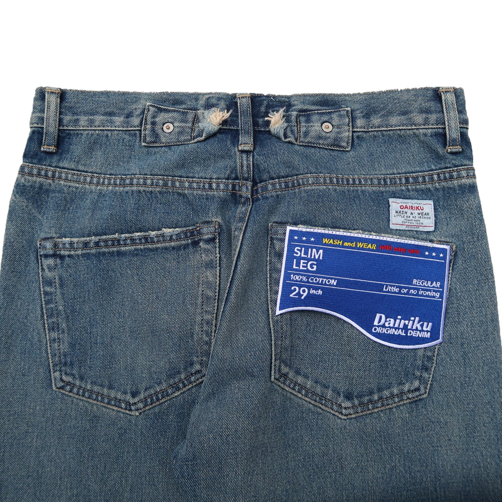 DAIRIKU WASH 20AW N´ WEAR Denim Pants 29-