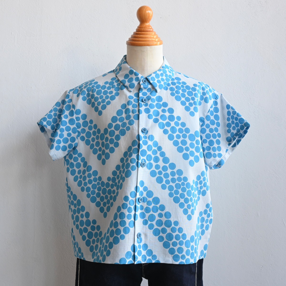 mina perhonen 2025SS》kupla シャツ / light blue / 140cm | cirkel mote