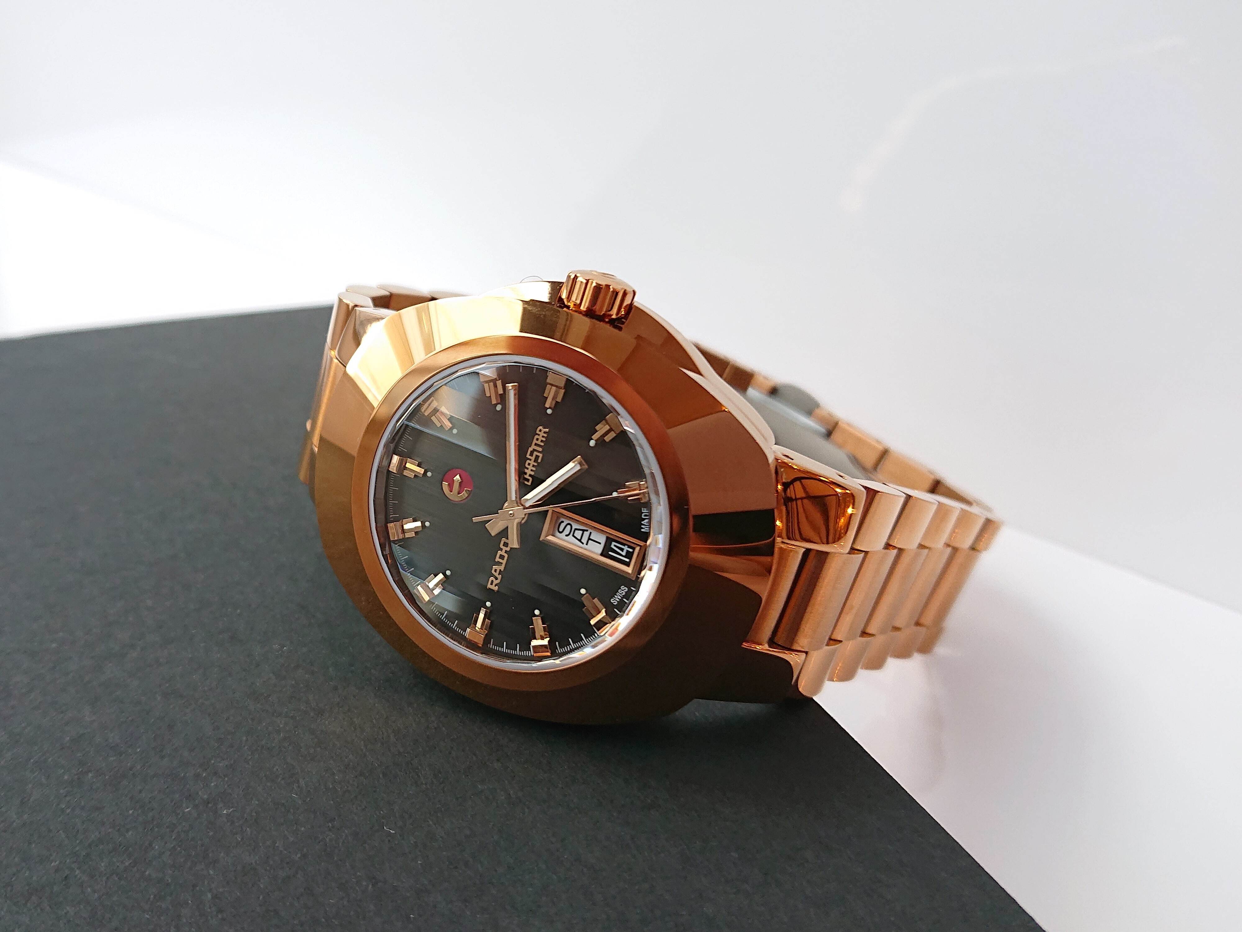 【RADO ラドー】New Original／スイスオーダー品 ニューオリジナル（ローズゴールド×ブラック）／国内正規品 腕時計