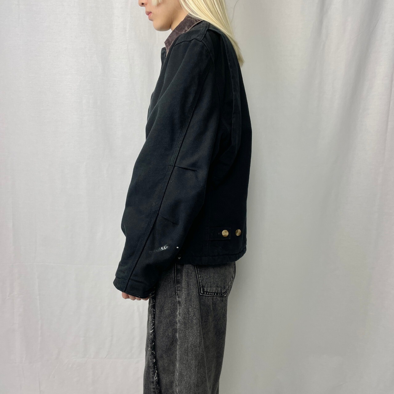 90年代 Carhartt カーハート ダック地 トラディショナルジャケット 