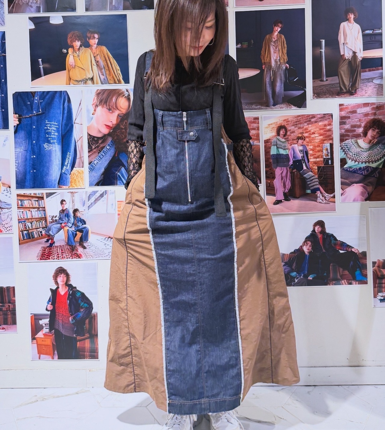 アウラアイラ AULA AILA TAFFETA COMBINATION JUMPER SKI