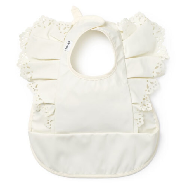 Elodie / Baby Bibs お食事エプロン_Vanilla White