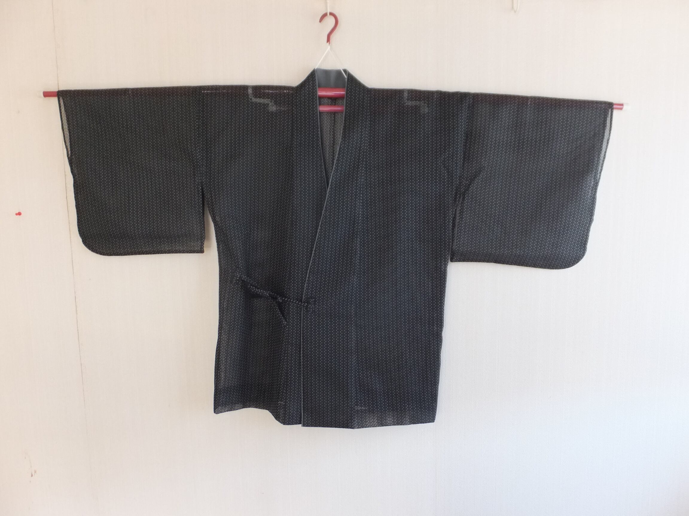 中古品 ポリエステル 夏物 塵除け コート 道中着 洗えるコート レース 