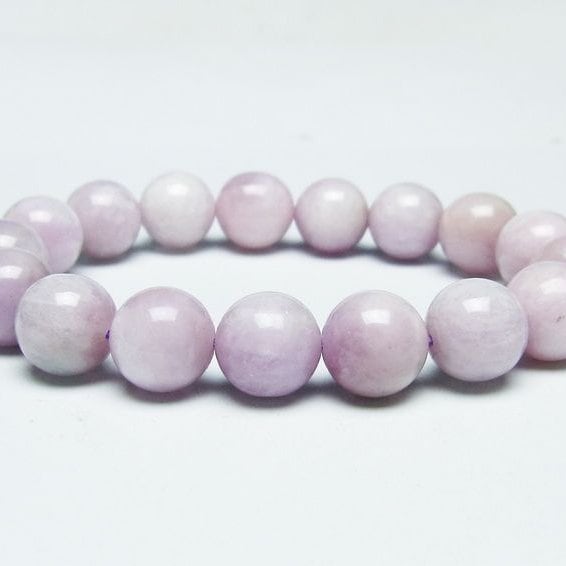 クンツァイト ブレスレット 12mm ミルキークンツァイト ブレス 一点物 メール便可 [M便 1/10] 111-46421