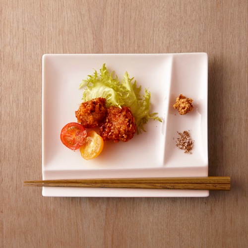 イゾラ　パレットプレートM 【全4色】 仕切り皿 17cm　miyama　深山　isola　 おしゃれ食器　かわいいお皿