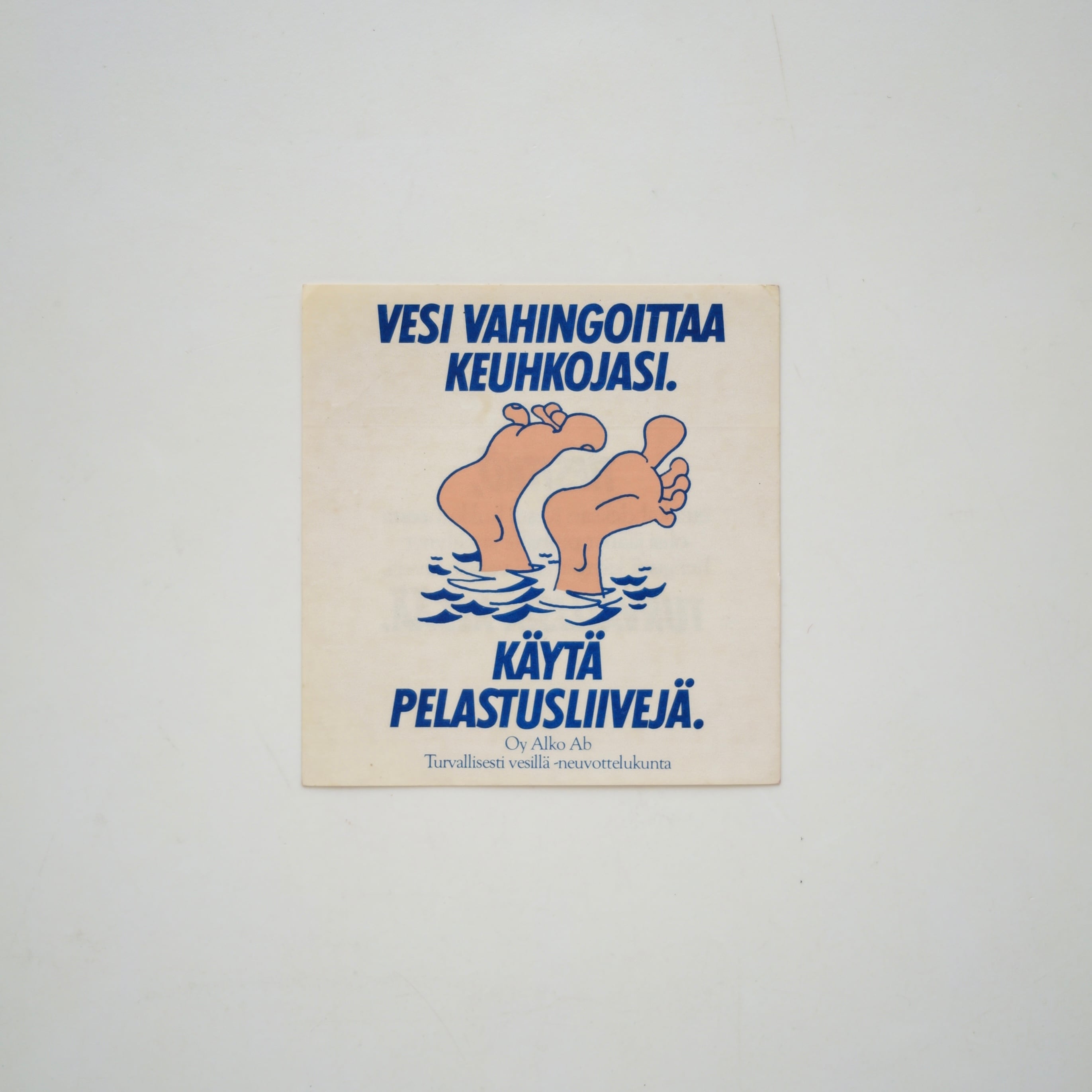 Vintage Sticker / Alko