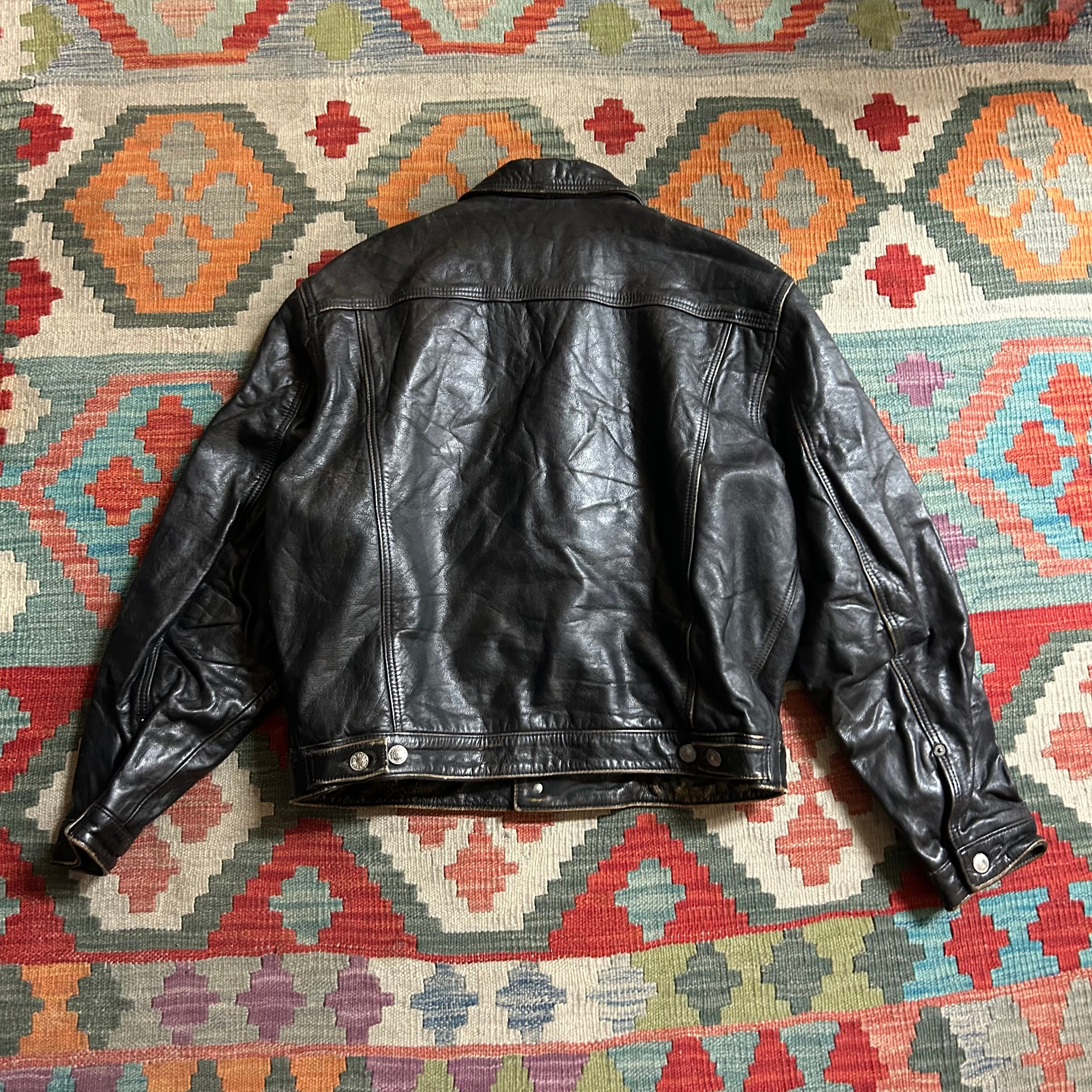 90s LEVI'S レザートラッカージャケット | 古着屋PENNY