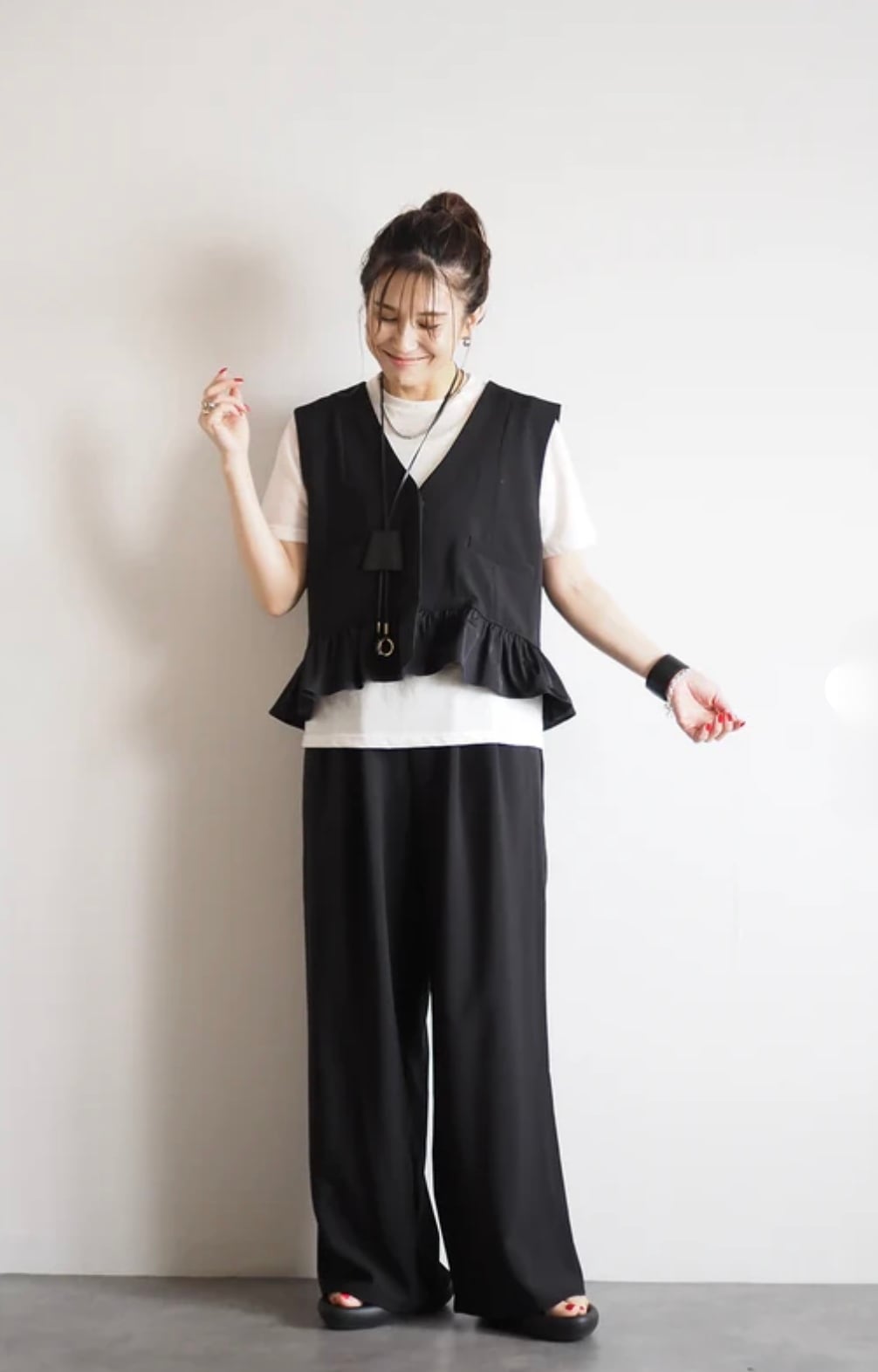 ANIECA 】シアーシャイニーTシャツ | valance 福井｜レディース