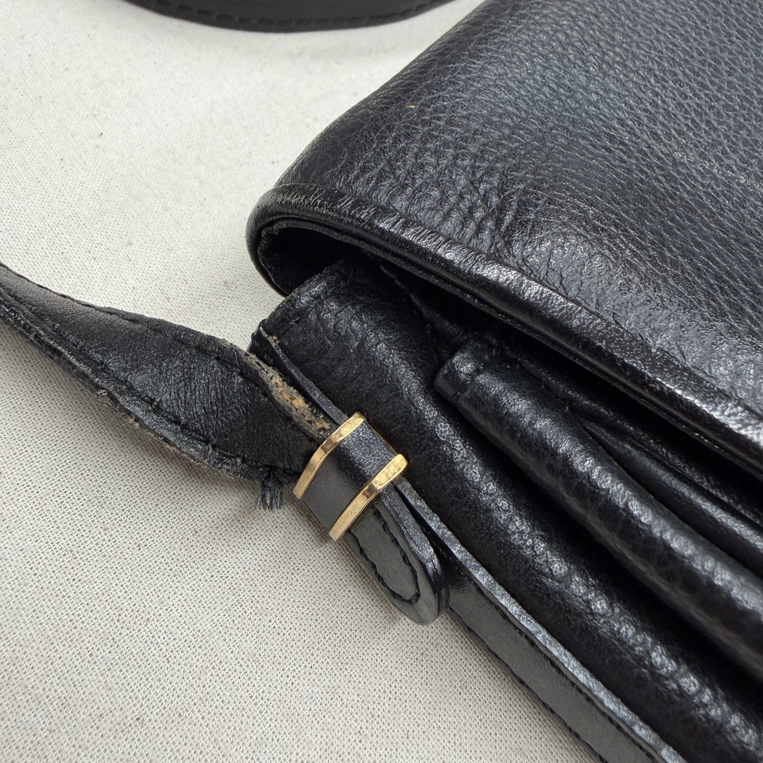 80-90s burberrys shoulder bag バーバリー 黒 ショルダーバッグ