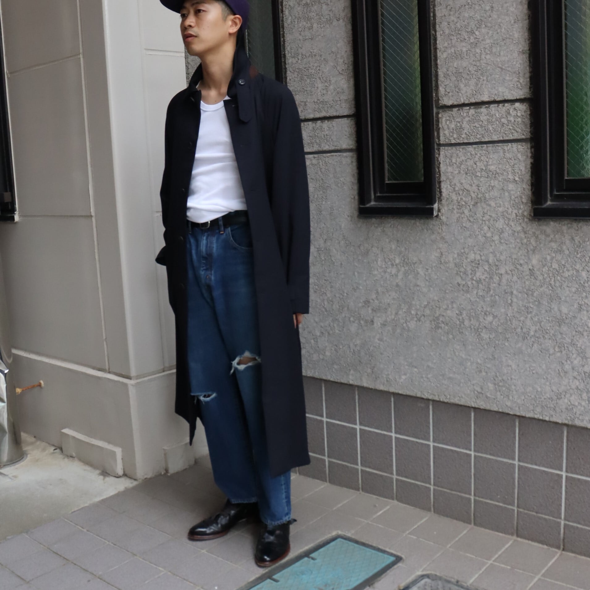 awasa ウールギャバジン バルマカーンコート awasa 