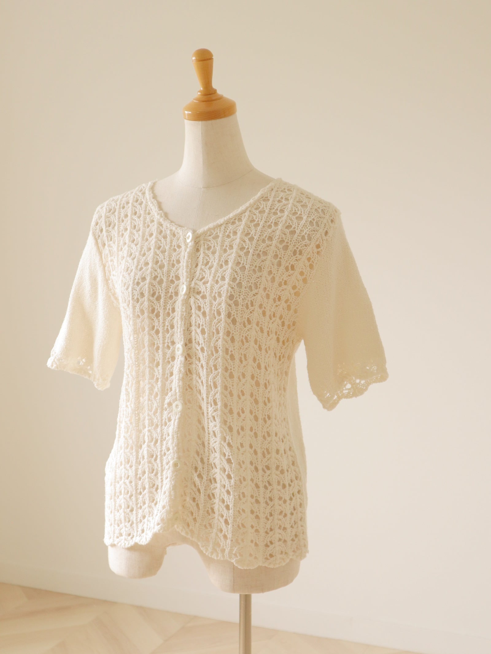 ●crochet knit cardigan③