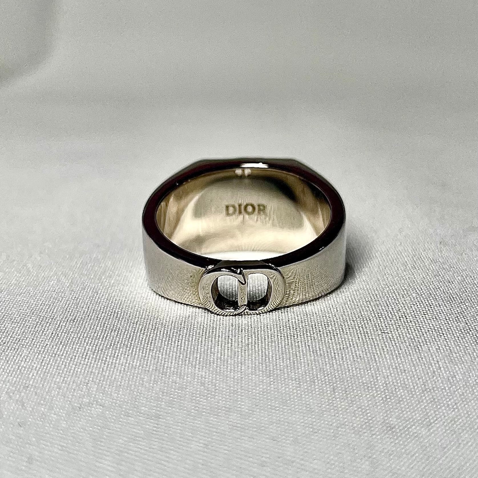 DIOR 約20号 オブリーク シグネット リング シルバー925 DIOR 約20号 オブリーク シグネット リング シルバー925