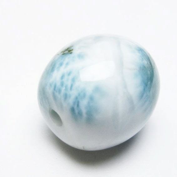 ラリマー パーツ ビーズ 穴あき アクセサリーパーツ ハンドメイド 一点物 メール便可 [M便 1/10] 112-11367