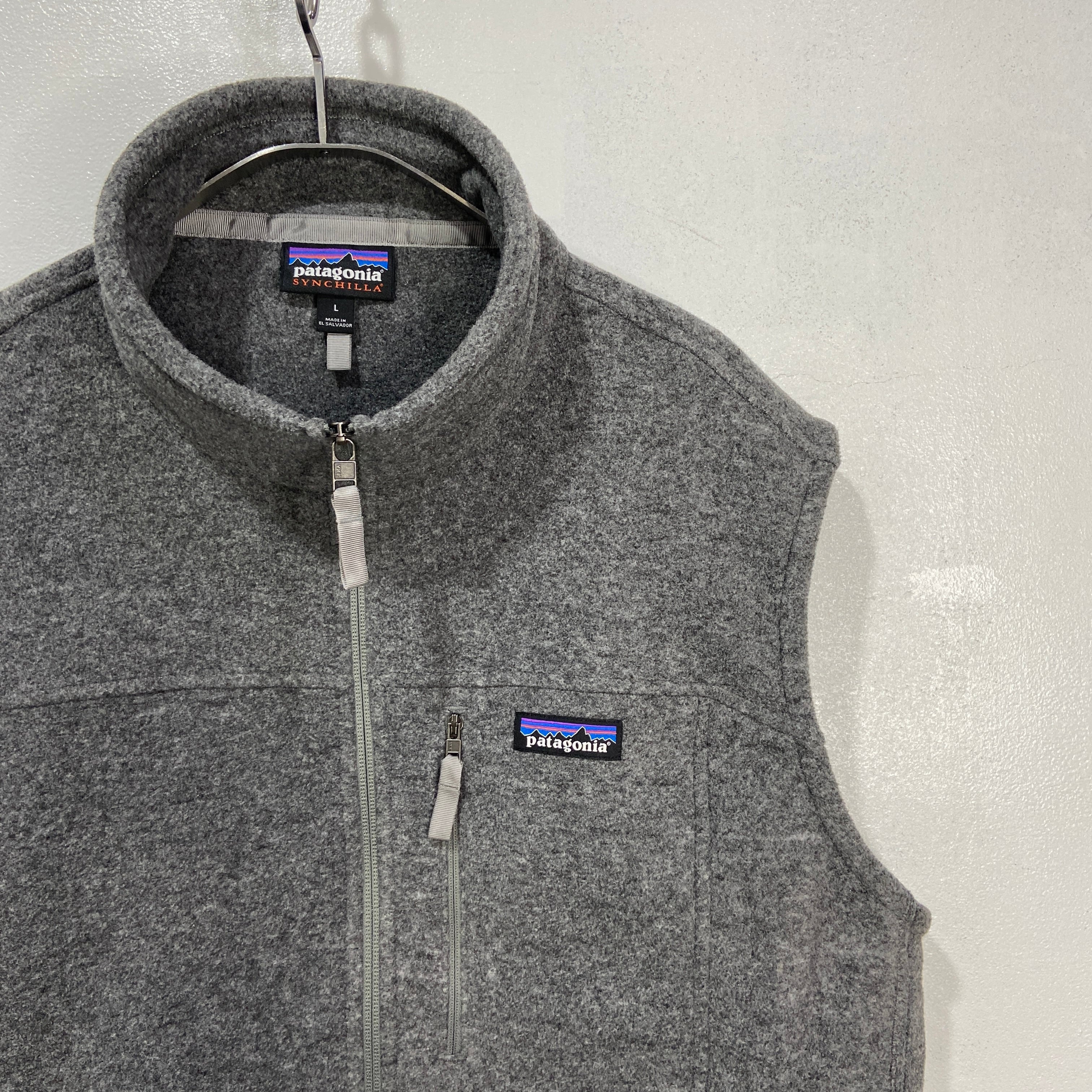 patagonia パタゴニア 20年製 シンチラフリースベスト グレー L | 古着