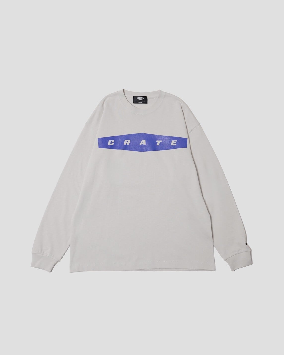 Wide Hex Magnum Weight Oversized L/S Tee ROSTGRAY