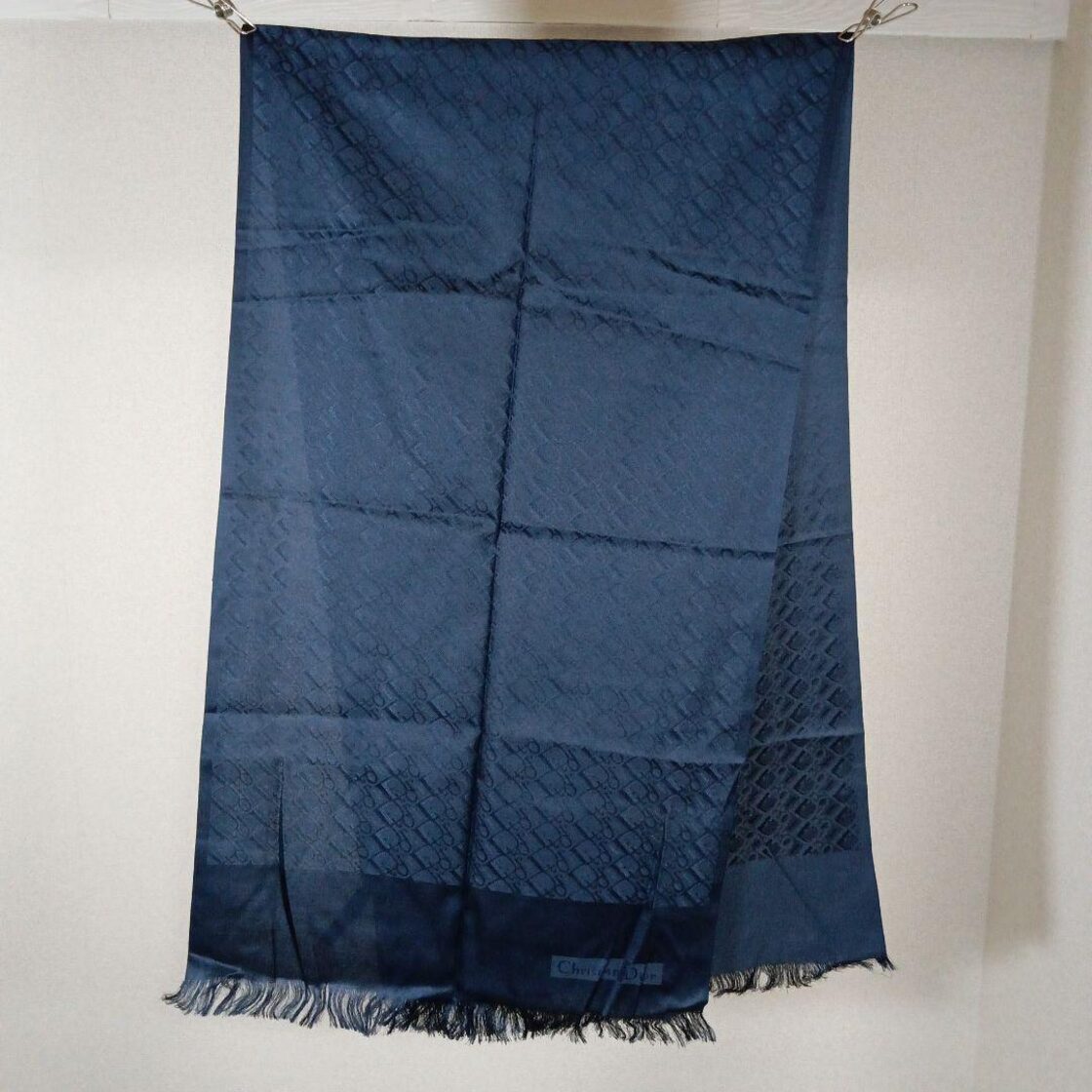 な986超美品 クリスチャンディオール ストール 最高級シルク100 
