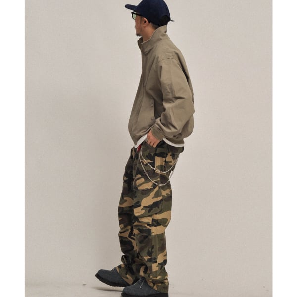 Front pocket design jacket C4657