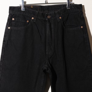 極美品 34×32 505-0260 USA 98年 サルファーブラックデニムパンツ Levi’s リーバイス 黒