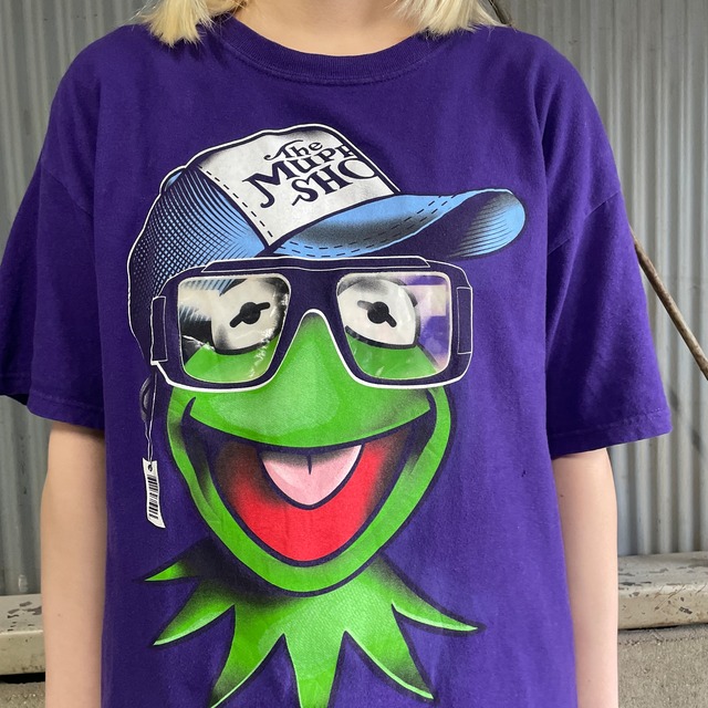 THE MUPPETS ザ・マペッツ カーミット キャラクタープリントTシャツ 
