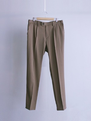 Garage.U.W TROPICAL SHIRRING TROUSERS BEIGE