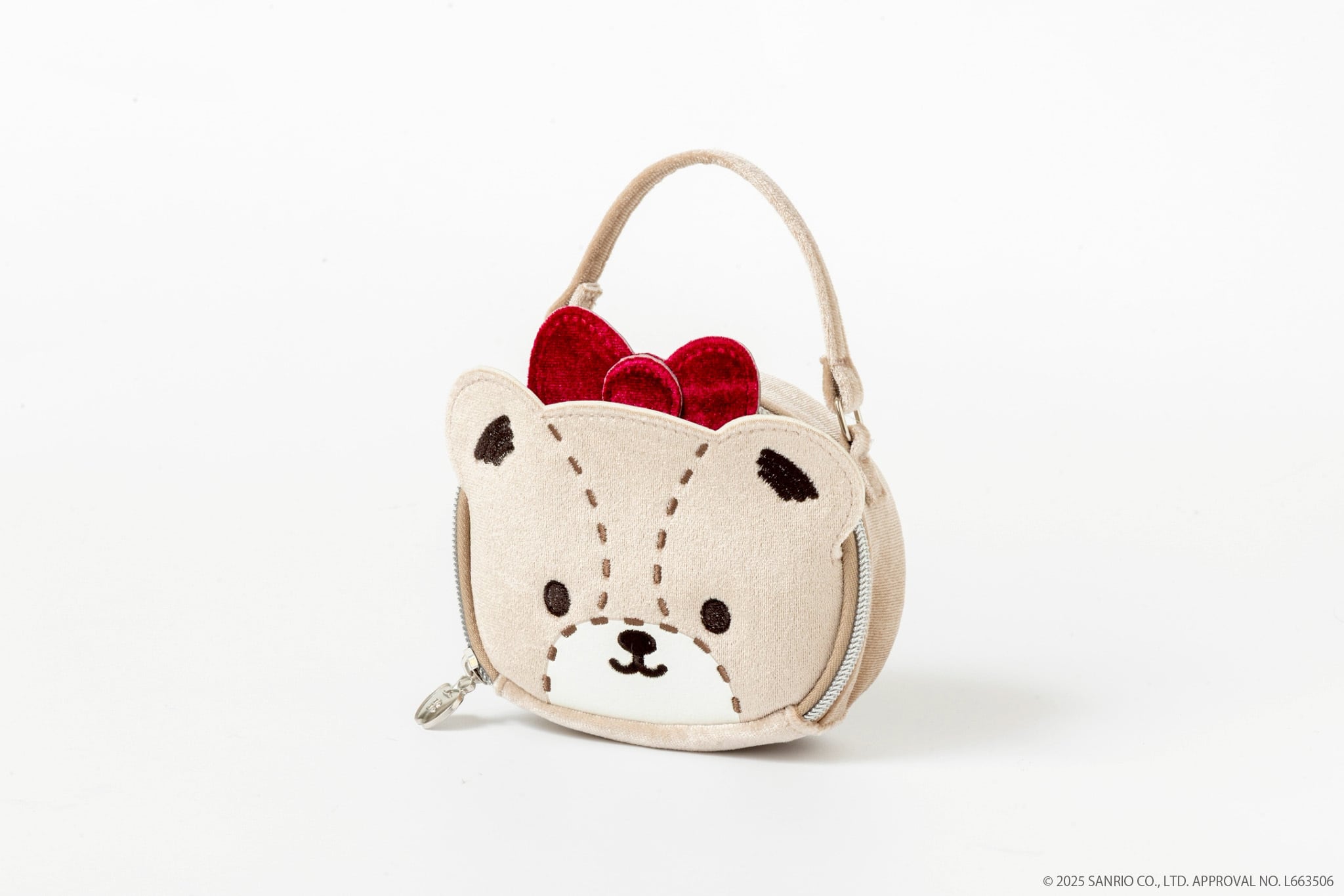 HELLO KITTY × BRILMY MINI ZUBORA COSME POUCH-VELOUR ver. | BRILMY