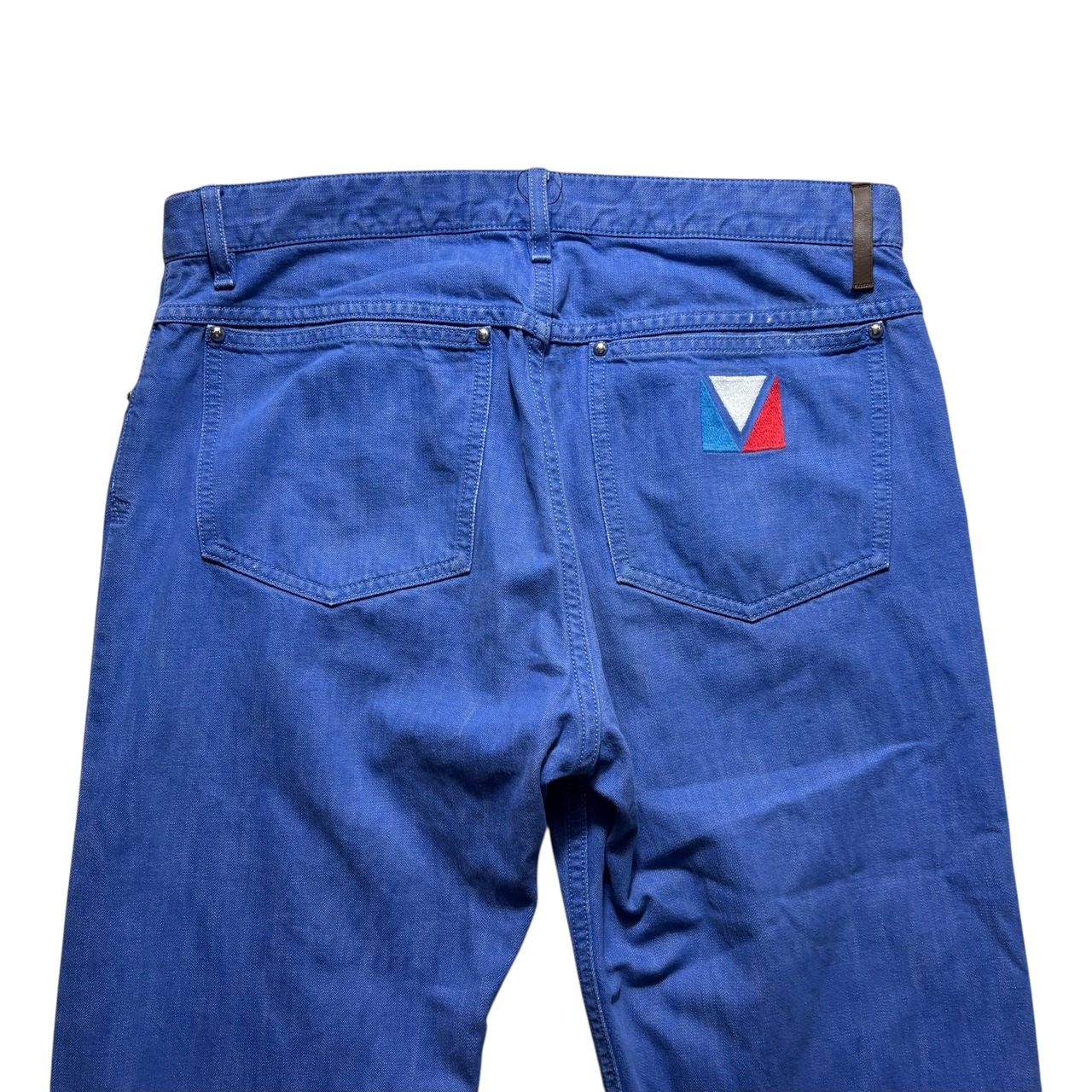 LOUIS VUITTON blue denim pants