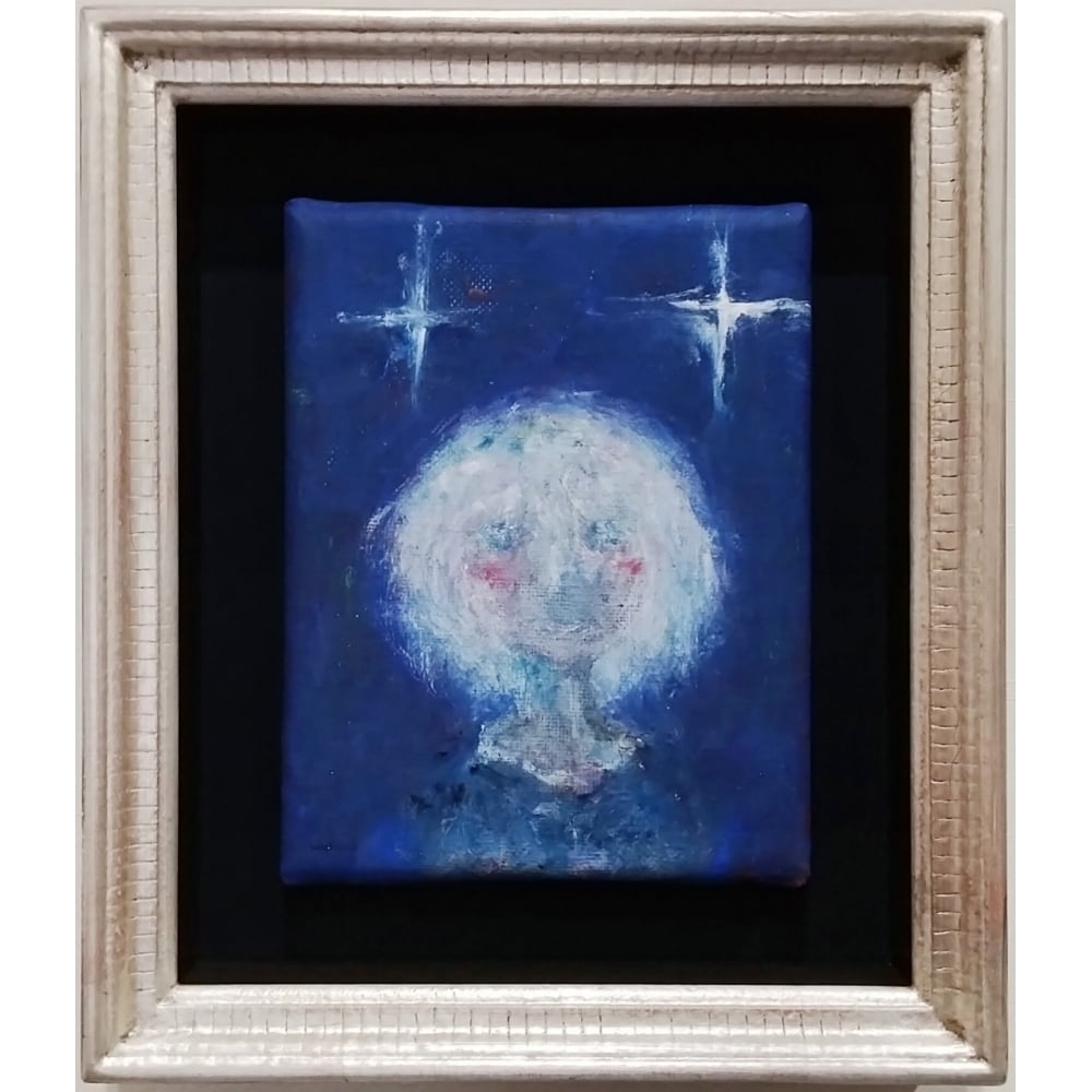 内野隆文 ザ☆キャッツ 絵画 ドローイング 猫 ネコ ミニ額 額縁 アート