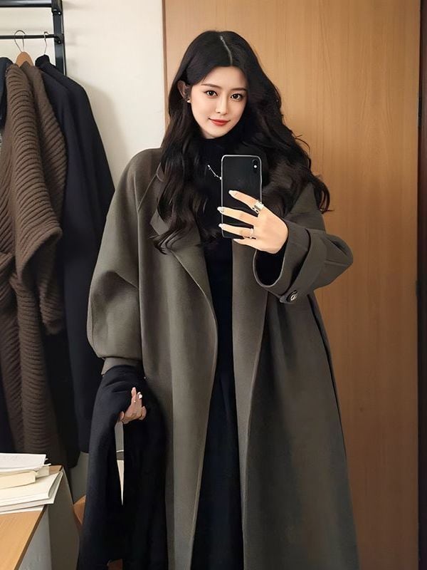 シックウールロングコートV05042