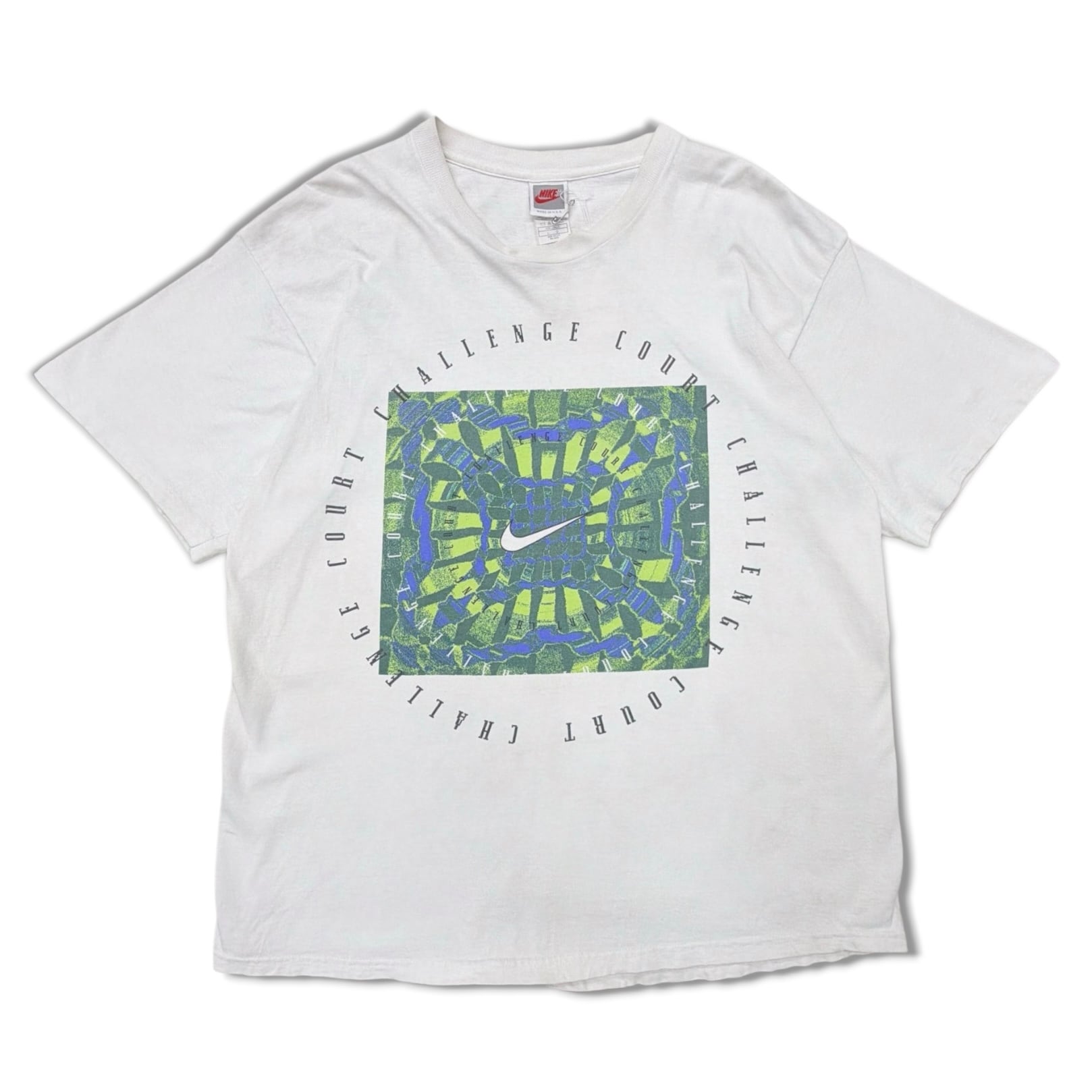 【NIKE】90’s NIKE “CHALLENGE COURT” Tシャツ 銀タグ USA製 ナイキ