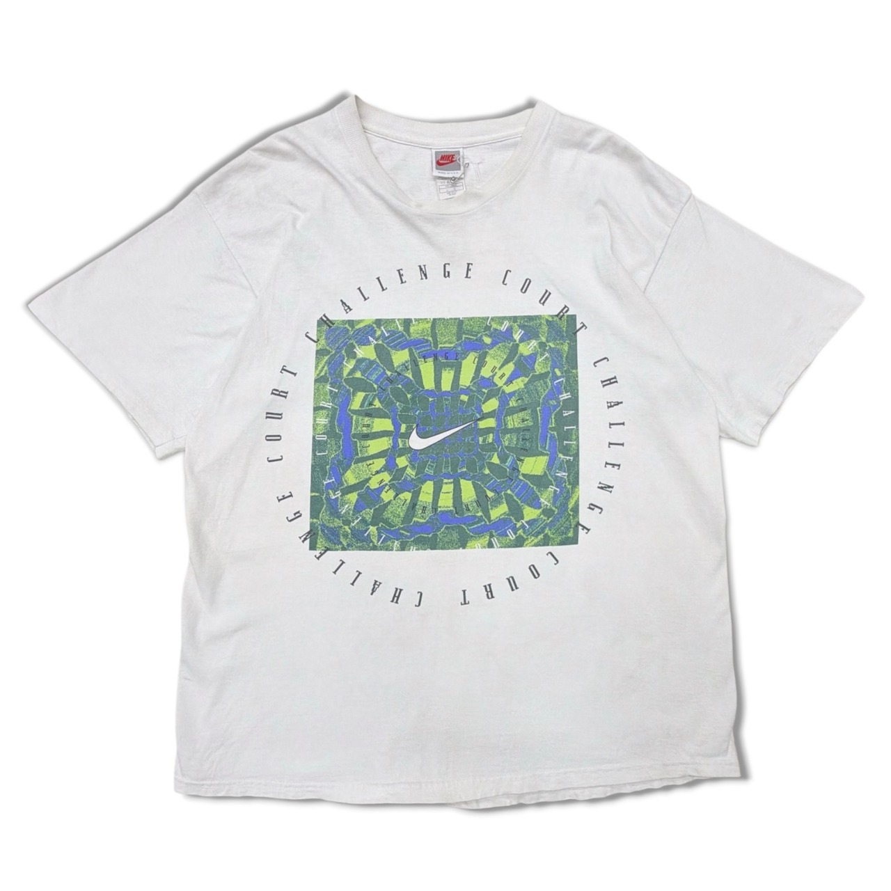 【NIKE】90’s NIKE “CHALLENGE COURT” Tシャツ 銀タグ USA製 ナイキ
