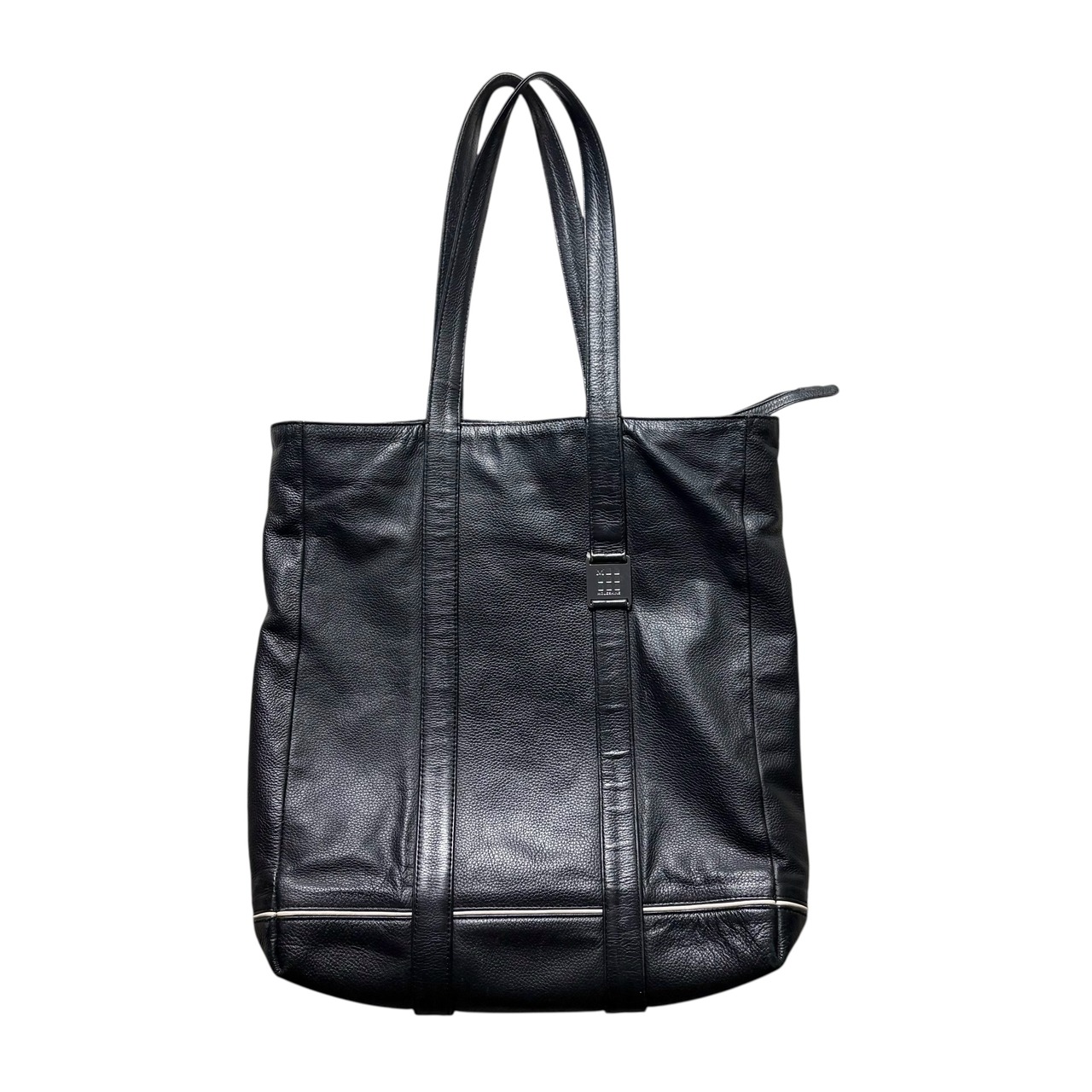 MOLESKINE black leather tote bag