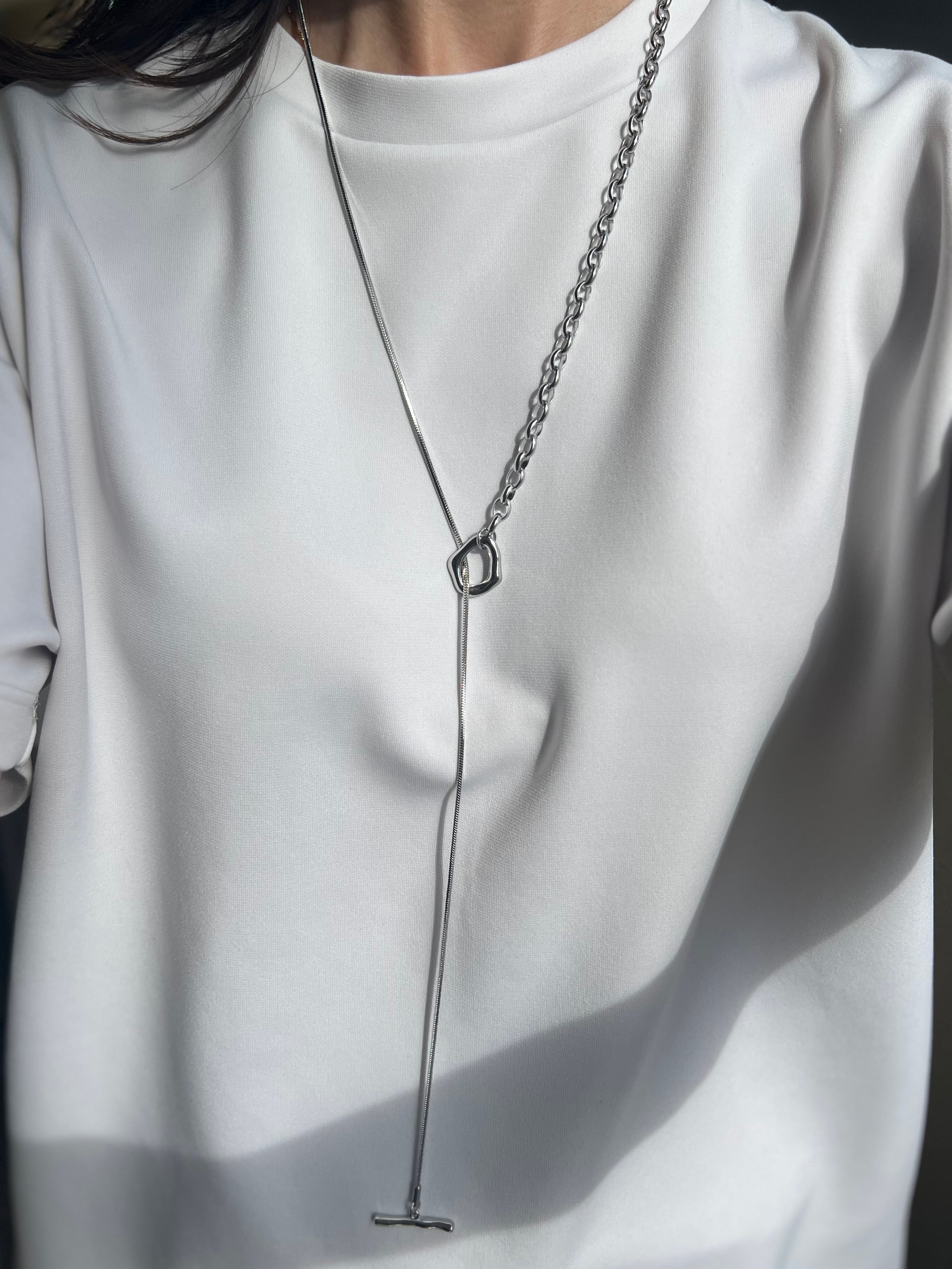 2way long necklace【3COLOR】ユニセックス | tresbyjewelry 2way long necklace【3COLOR】ユニセックス | tresbyjewelry